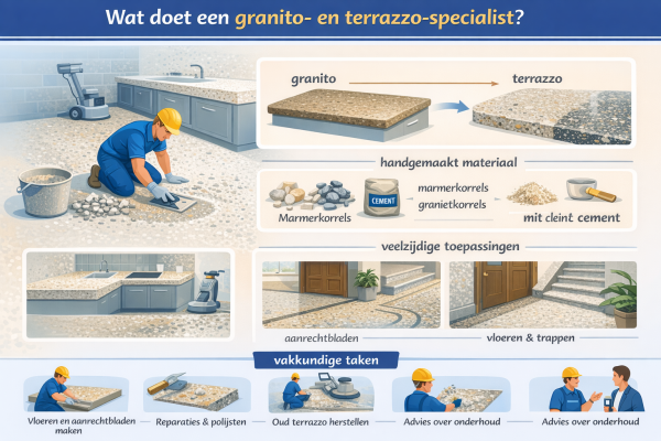 Wat doet een granito- en terrazzo-specialist